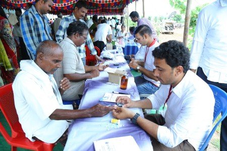 Mega Health Camp Screens 400 Residents in Dheerpur Village
