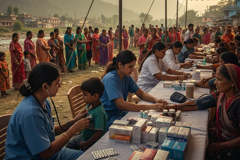 Free Rural Health Checkup Camp